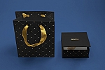 精美高端珠宝盒手提袋设计效果图psd样机贴图模板 Jewelry Box Mockup Set 01