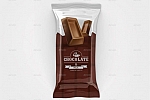 食品巧克力雪糕包装袋PSD样机贴图Chocolate Bar PSD Mockups