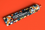 化妆品牙膏罐装包装样机ps素材模板贴图Cosmetic Tube Mockup 001