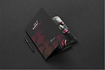 高品质黑色品牌设计VI样机展示psd分层智能贴图模板Dark Stationery Branding Mockup Set