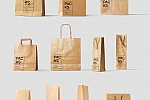 69款质感纸袋布袋购物手提袋包装袋样机贴图ps素材下载Branding Bag Mockups
