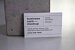 21款品牌标志VI设计办公用品商务名片展示Ps智能贴图样机模板 Business Card Mockup