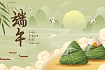 中国传统节日端午佳节矢量背景海报插图插画设计素材