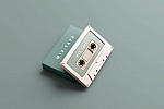 6款复古磁带卡带音乐专辑封面包装设计贴图Ps样机素材展示效果模板 Mixtape cover mockup