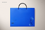 时尚多角度横版手提袋PSD分层样机贴图模版Eurotote Bag 2 Mockup Set