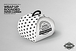 烘焙食品蛋糕包装盒样机ps素材贴图WrapUp Cake Carrier Packaging Mockup