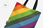 手提帆布袋设计效果图PSD样机素材模板Tote Bag 2 Mockup