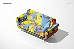 时尚沙发样机布料印花图案展示PSD素材智能贴图 Modern Sofa Mockup Set (29FFv.10)