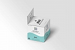 方形盒模型纸盒飞机盒包装设计PSD样机贴图 square box mockup v 2