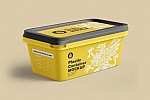 塑料餐盒冰激淋盒包装样机ps素材贴图模版plastic container mockup