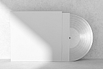 CD光盘塑料包装盒贴纸设计展示样机ps贴图素材模板