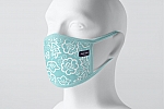 布料人物防护口罩样机贴图ps效果图素材下载Face Mask Mock-up
