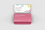 桌面日历台历样机贴图ps效果图素材下载Desk Calendar Mockup – 6 views