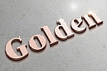 立体字体金属logo样机贴图ps分层素材下载3D Realistic Gold & Silver Text Mock-ups