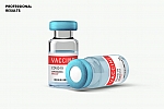 疫苗针管药品药瓶瓶贴样机贴图ps分层素材下载Vial Bottles Mock Up – 9 views