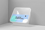 方形透明塑料餐盒样机贴图ps素材下载Square Plastic Container Mockups