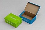鞋盒礼盒包装纸盒样机贴图psd智能素材下载 Shoe Box Mockup