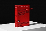 8款极简质感书籍笔记本画册封面内页包装盒VI品牌设计展示PSD样机套装365 Book Folder Mockup BUNDLE