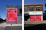 9款城市城市街头广告牌货车车身广告设计PS展示贴图样机模板 Brooklyn, NY Branding Mockup Bundle