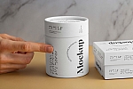 22款食品包装纸盒纸筒茶叶牛奶盒包装设计效果图ps样机贴图Food Packaging Mockup