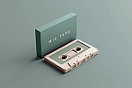 6款复古磁带卡带音乐专辑封面包装设计贴图Ps样机素材展示效果模板 Mixtape cover mockup