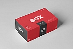 8款抽拉礼盒封套纸盒包装设计效果展示ps样机贴图模板Carton Box Mock-up 23×14×8 & Wrapper