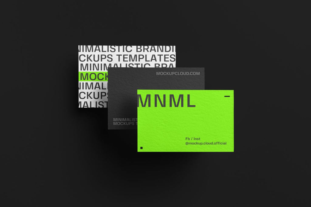高端企业品牌VI样机商务名片展示ps素材贴图模板mnml branding mockups vol 2