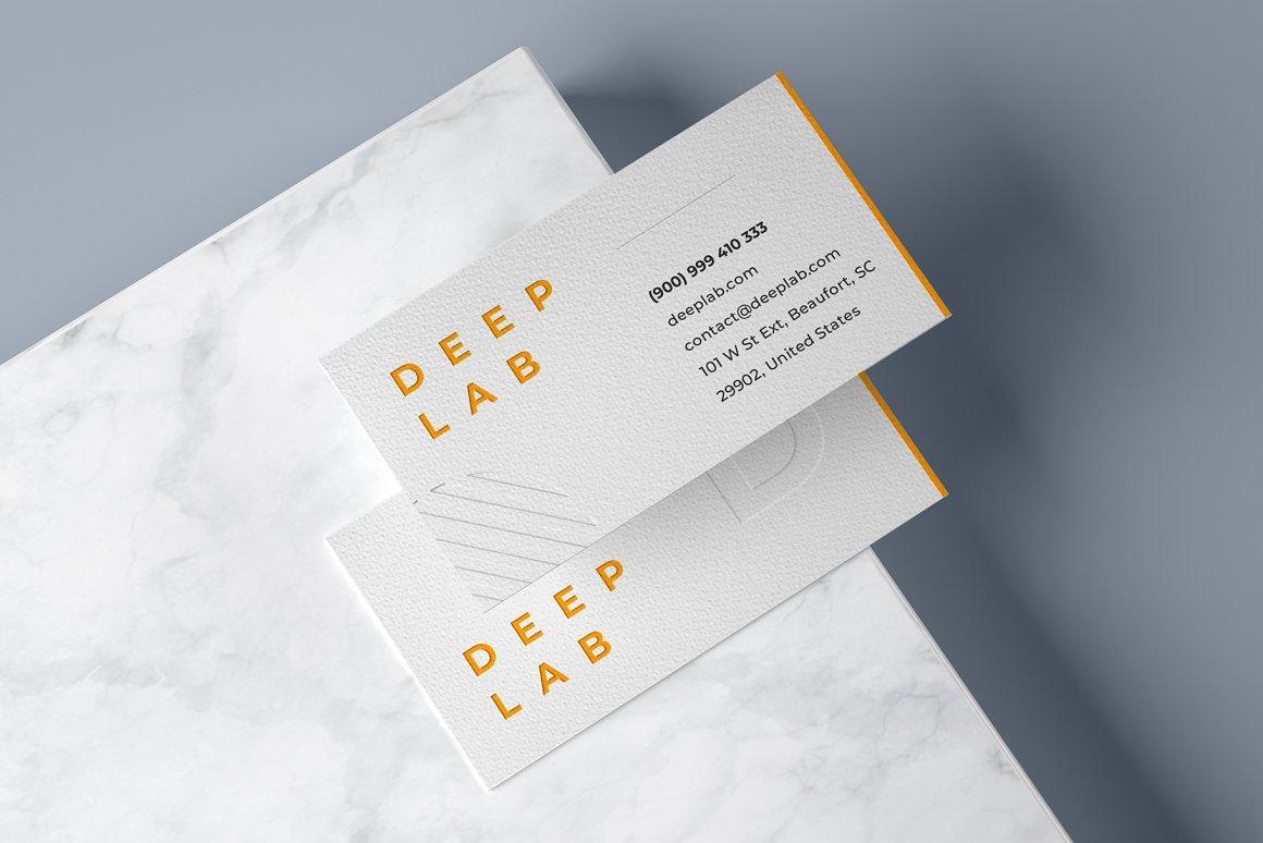 多角度商务名片样机ps素材智能贴图模板Business Card Mockup Set