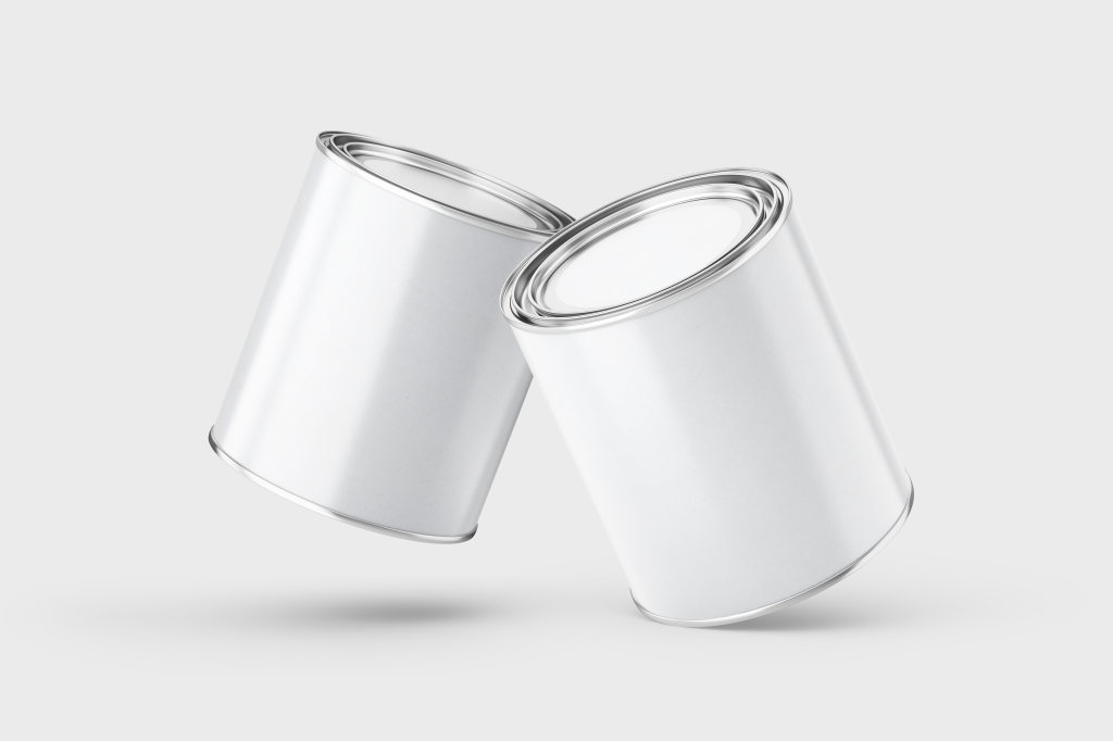9款奶粉罐金属油漆桶样机PS素材贴图 Paint Bucket Mockup Set
