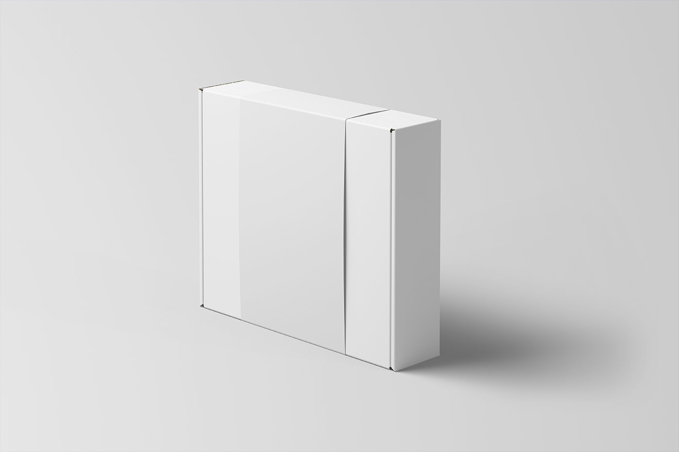 多角度飞机盒物流包装盒纸盒样机psd素材模版Box Mockup Bundle – Mailing Box