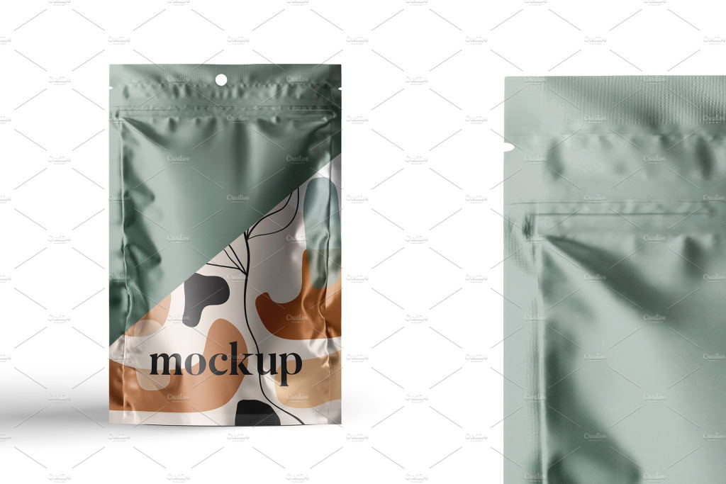 食物零食塑料袋包装样机psd素材智能贴图模版SACHET MOCKUPS