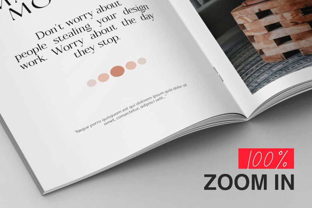 多角度杂志骑马钉画册样机ps素材智能贴图样机模版Magazine – A4 Brochure Mockups